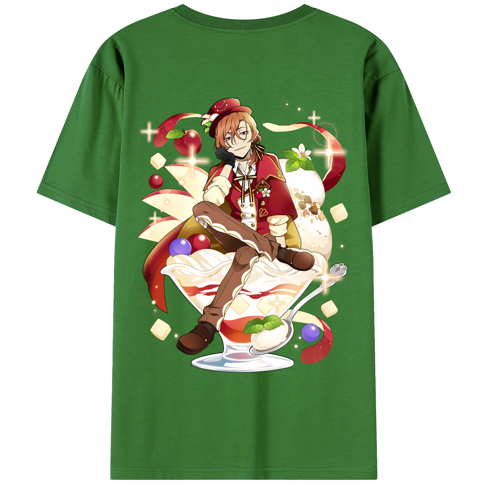 （画像用） 文豪ストレイドッグス Bungo Stray Dogs レディース半袖Tシャツ(バックプリント)